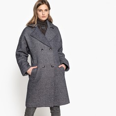 Бушлат длинный покроя оверсайз La Redoute Collections
