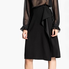 Юбка до колен с воланами La Redoute Collections