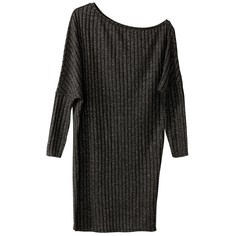 Платье прямое однотонное, средней длины, с длинными рукавами Vero Moda