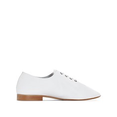 Ботинки-дерби кожаные белые La Redoute Collections