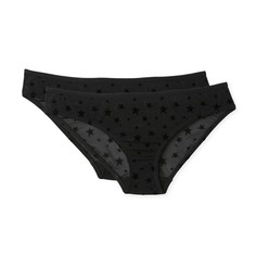Комплект из 2 трусов-слипов из бархатистого тюля La Redoute Collections