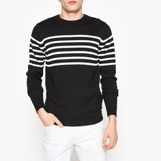 Пуловер в полоску с круглым вырезом La Redoute Collections