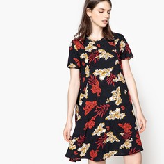Платье-трапеция с цветочным рисунком La Redoute Collections