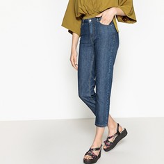 Джинсы прямого покроя укороченные La Redoute Collections
