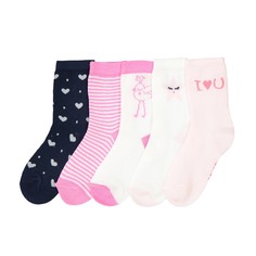 Носки с рисунком, комплект из 5 пар La Redoute Collections