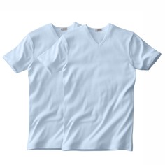 Комплект из 2 футболок EMINENCE с V-образным вырезом и короткими рукавами