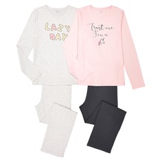 2 пижамы с длинными рукавами, 10-16 лет La Redoute Collections