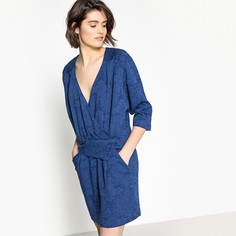 Платье с запахом вверху и рукавами реглан La Redoute Collections