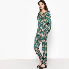 Комбинезон с рисунком в винтажном стиле La Redoute Collections