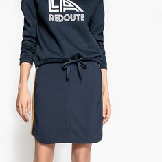 Юбка прямая с закругленным низом в спортивном стиле La Redoute Collections