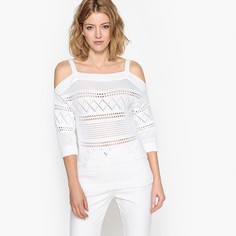 Пуловер оригинальный из 100% хлопка Anne Weyburn