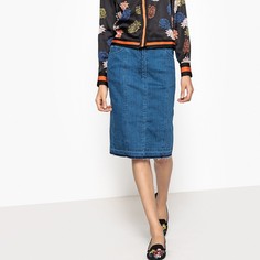 Юбка длинная из денима La Redoute Collections