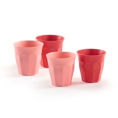 Комплект из 4 стаканов из бамбукового волокна, BOJA La Redoute Interieurs