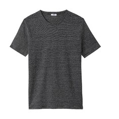 Футболка в полоску с круглым вырезом из льна La Redoute Collections