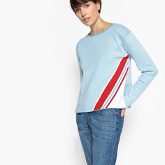 Пуловер с вырезом-лодочкой из тонкого трикотажа La Redoute Collections