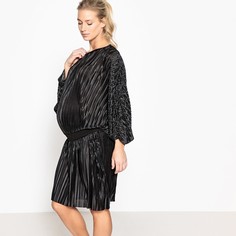 Платье для периода беременности с плиссировкой на эластичном поясе LA Redoute Maternite