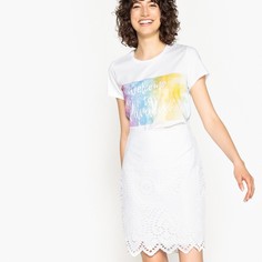 Юбка-карандаш с английским шитьём средней длины La Redoute Collections