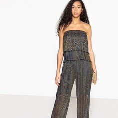 Комбинезон-бюстье плиссированный с воланами La Redoute Collections