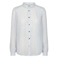 Рубашка в блестящий горох с длинными рукавами ARAZOA Numph
