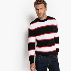 Пуловер с круглым вырезом из плотного трикотажа La Redoute Collections