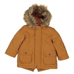 Парка с капюшоном на подкладке из искусственного меха, 3 мес. - 3 года La Redoute Collections