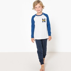 Пижама с рисунком из хлопка, 3-12 лет La Redoute Collections