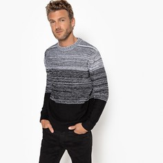 Пуловер свободного покроя с круглым вырезом из плотного трикотажа La Redoute Collections