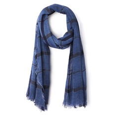 Платок в клетку с принтом тай-энд-дай La Redoute Collections