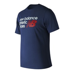 Футболка с круглым вырезом и короткими рукавами New Balance