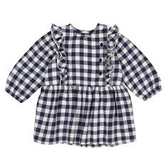 Платье в клетку с воланами, 1 мес. - 3 года La Redoute Collections