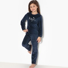 Пижама из 2 предметов с рисунком Magie, 3-12 лет La Redoute Collections