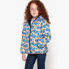 Куртка стеганая двусторонняя с капюшоном, 3-12 лет La Redoute Collections