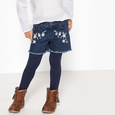 Шорты из денима с вышивкой 3-12 лет La Redoute Collections