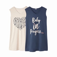 2 футболки для периода беременности LA Redoute Maternite
