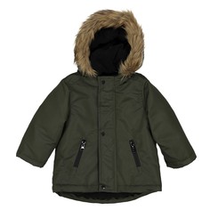 Парка с капюшоном из искусственного меха, 3 мес. - 3 года La Redoute Collections