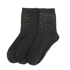 3 пары носков с мелкими заклепками La Redoute Collections