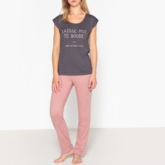 Пижама из хлопка с принтом La Redoute Collections
