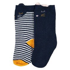 Комплект из 2 пар высоких носков, размеры 15/18-23/26 La Redoute Collections