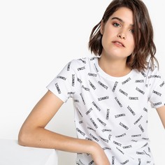 Футболка с феминистской надписью La Redoute Collections