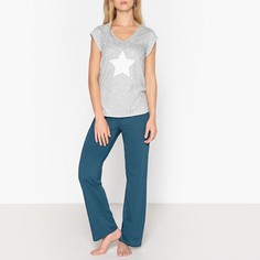 Пижама с рисунком из хлопка La Redoute Collections