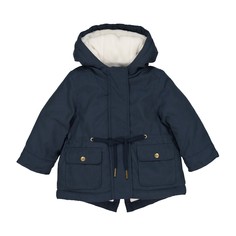 Парка на подкладке из флиса с капюшоном, 3 мес. - 3 года La Redoute Collections