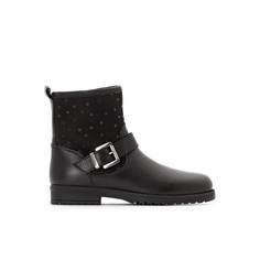 Ботильоны на молнии из кожи 26-38 La Redoute Collections