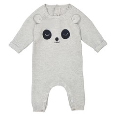 Комбинезон с рисунком панда из трикотажа, 0 мес. - 2 года La Redoute Collections