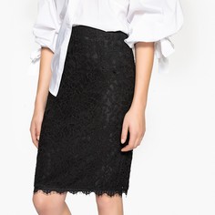 Юбка-карандаш из кружева La Redoute Collections
