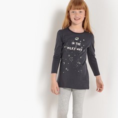 Пижама с фосфоресцирующим рисунком, 3-12 лет La Redoute Collections