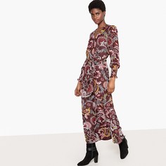 Платье с запахом и рисунком La Redoute Collections