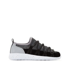 Кеды тканевые с оригинальной шнуровкой La Redoute Collections