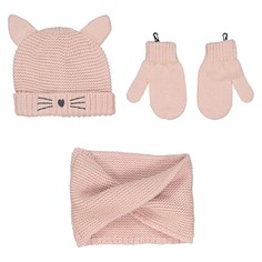 Комплект чепчик варежки и шарф LA REDOUTE COLLECTIONS