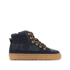 Кеды высокие с камуфляжным рисунком, размеры 26-39 La Redoute Collections