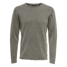 Пуловер с круглым вырезом из тонкого трикотажа Only & Sons